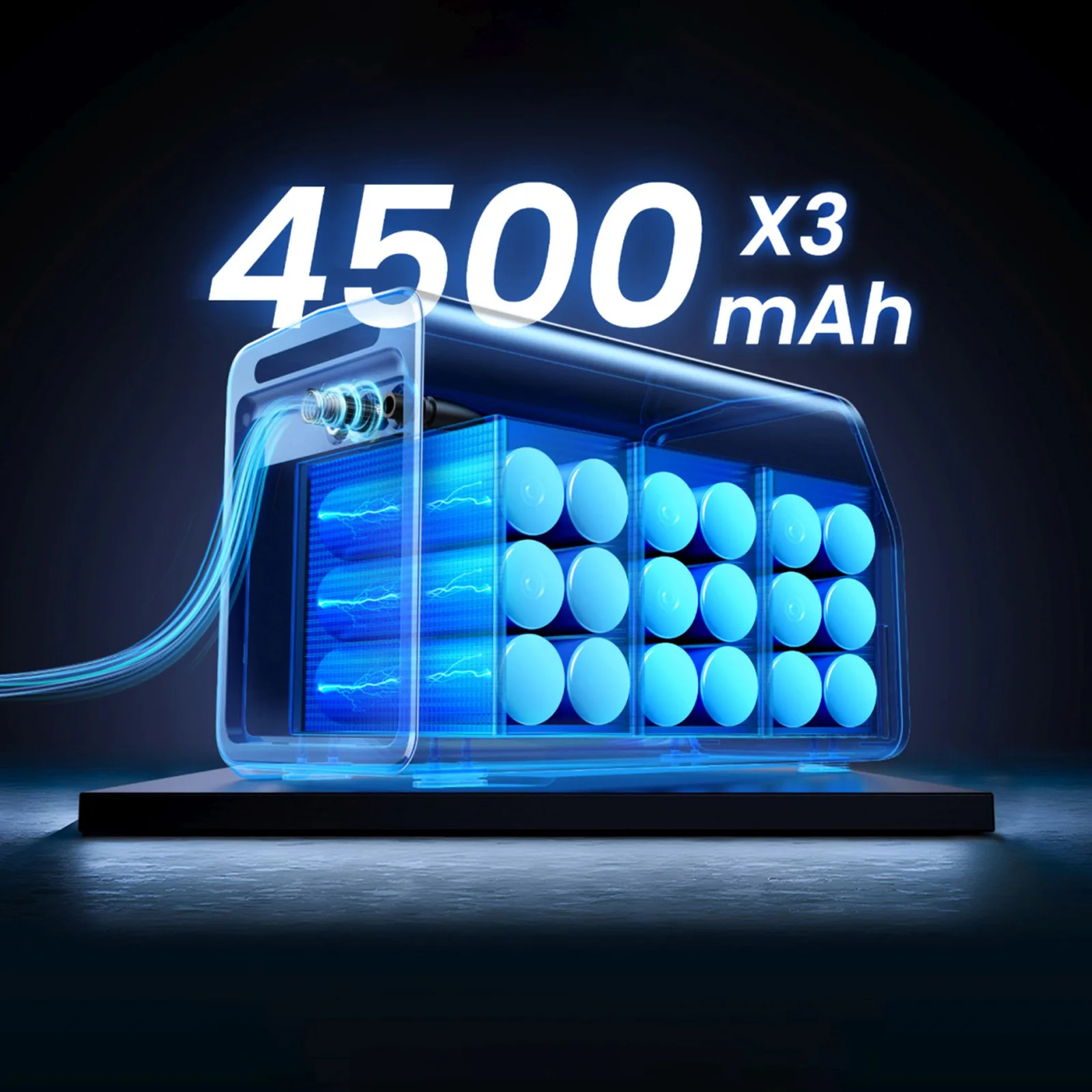 Elektromos autó gumiabroncs-felfújó kijelzővel, 150 PSI, 3x4500mAh, 12V - szürke 3