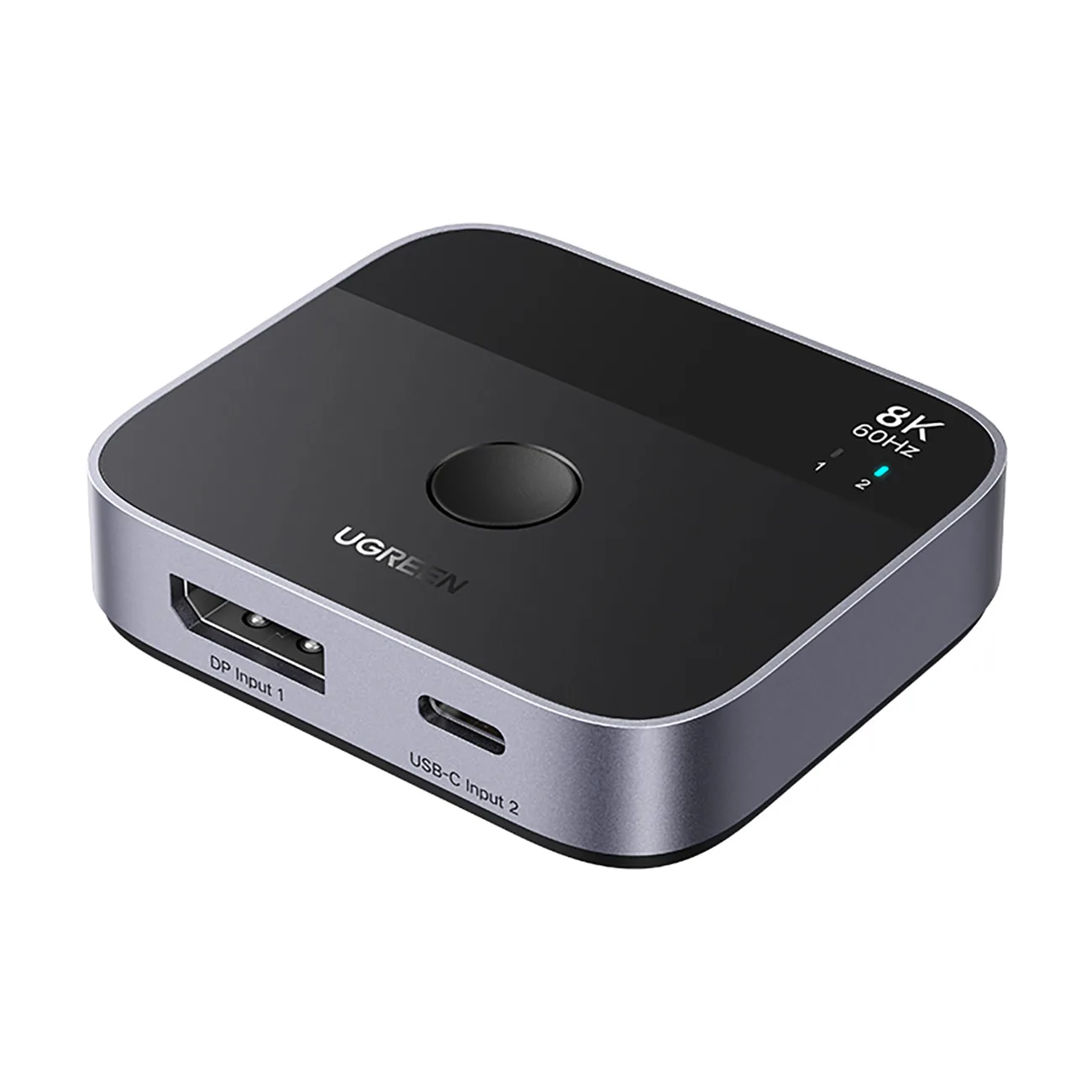 DisplayPort USB-C – USB-C kapcsoló – szürke