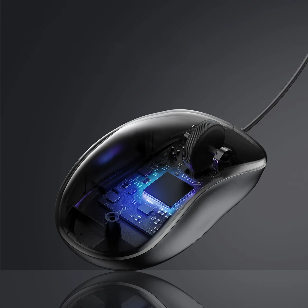 Mouse optic cu fir 1200 DPI - negru 6