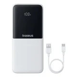 10000mAh 22,5W LiPo Power Bank s ugrađenim USB-C i iPhone Lightning kabelima - bijela 7