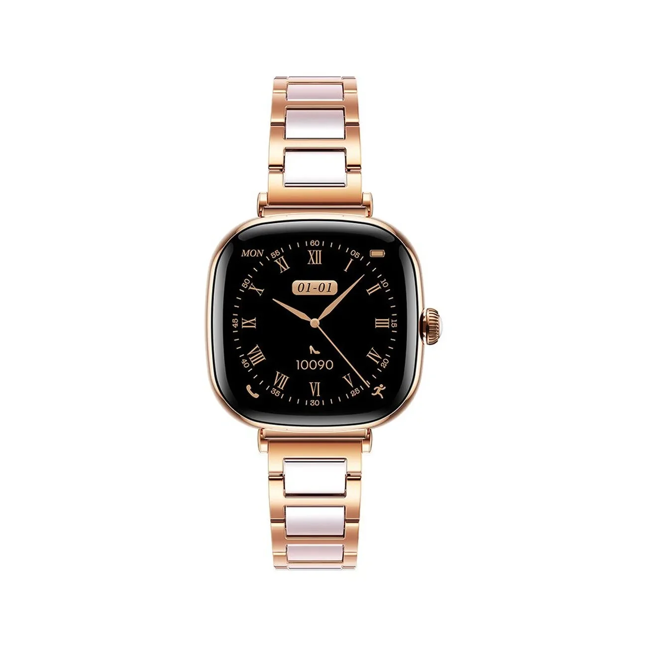 Smartwatch Starlight JR-FS1 z odbieraniem połączeń 2 paski - złoty Smartwatch Starlight JR-FS1 z odbieraniem połączeń 2 paski - złoty