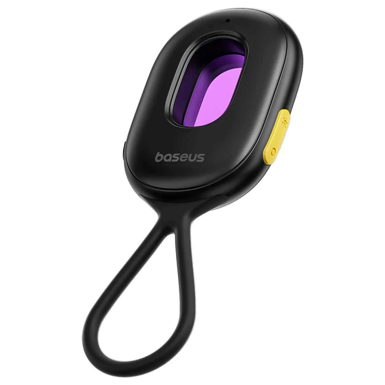 Rejtett kamera detektor riasztóval, mini zseblámpával és USB-A–USB-C kábellel – fekete