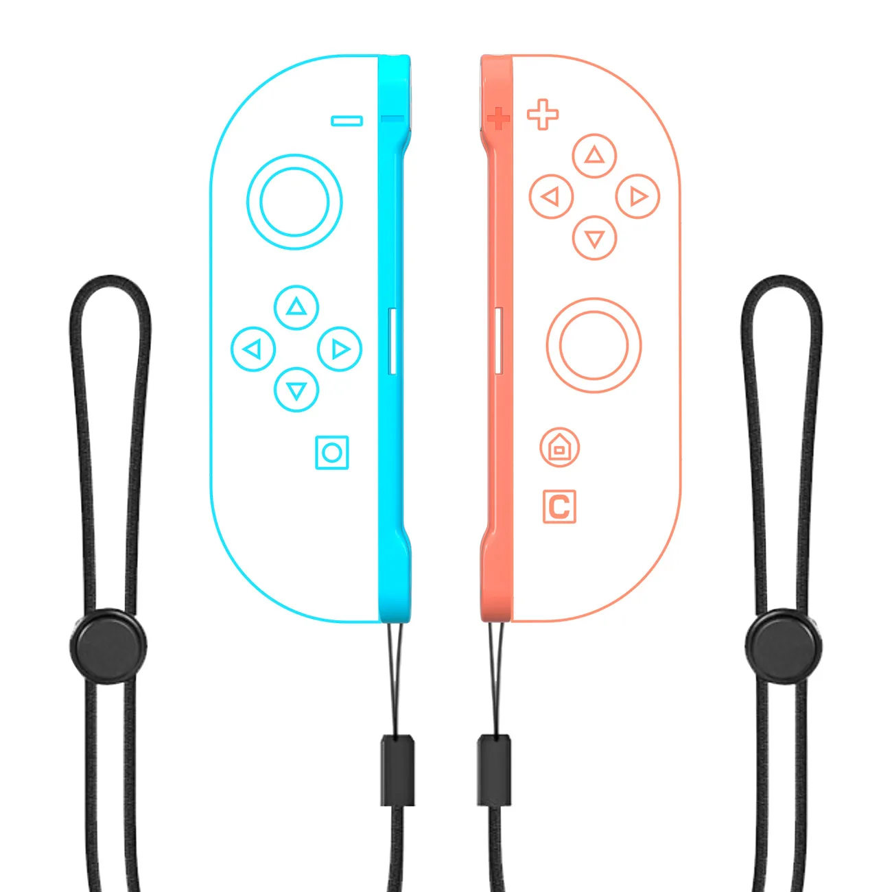 15 az 1-ben családi kiegészítő szett Nintendo Switch 2-hez – narancssárga és kék 6