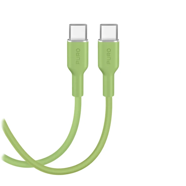 ICON 60W USB-C hajlékony kábel, 1,5m - zöld