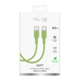 Ohybný kábel ICON 60 W USB-C, 1,5 m – zelený 2