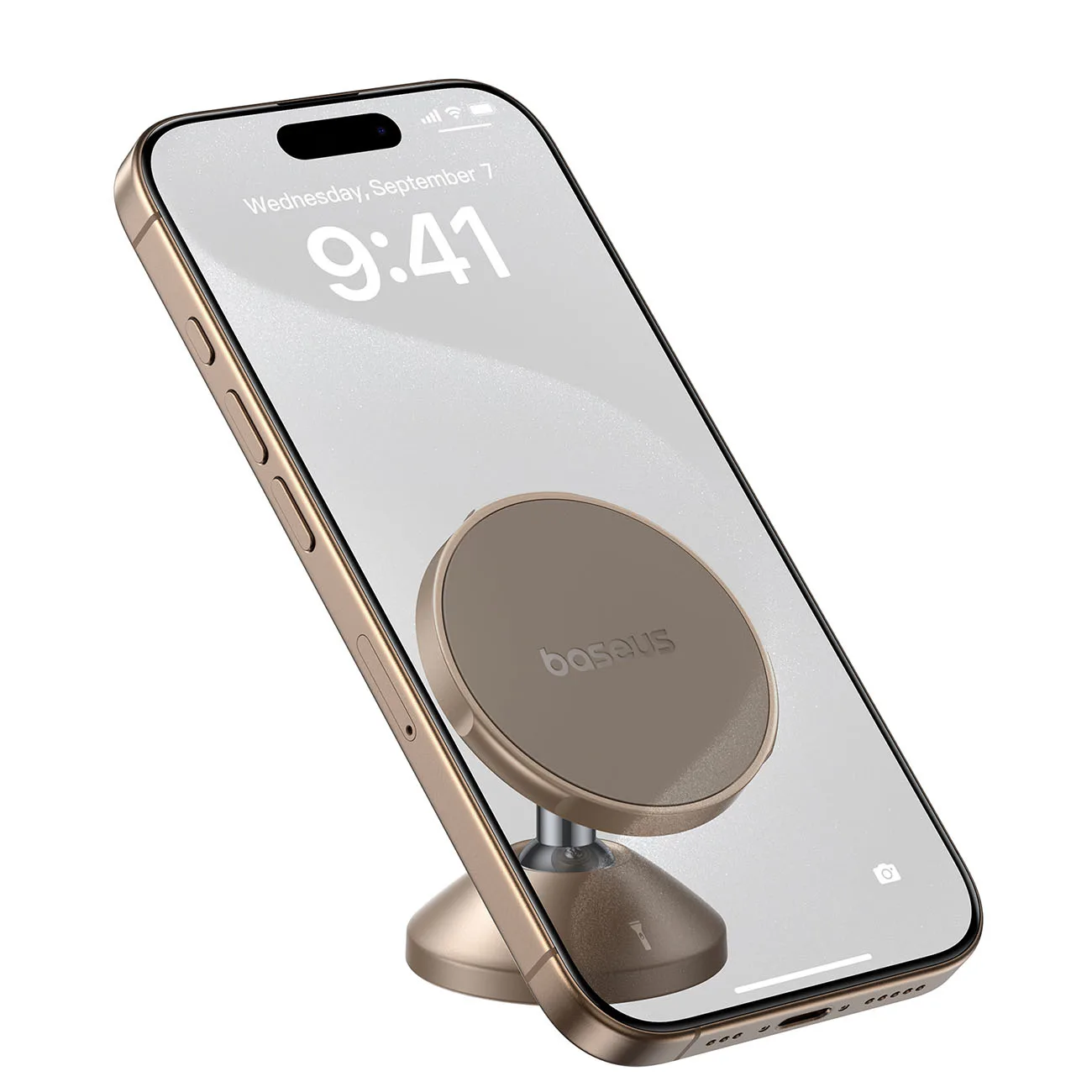 Suport magnetic pentru mașină GoTrip DC1 MagSafe pentru smartphone-uri (parbriz/tablou de bord) - Auriu 6
