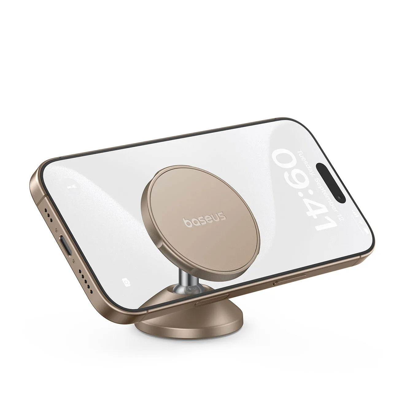 Suport magnetic pentru mașină GoTrip DC1 MagSafe pentru smartphone-uri (parbriz/tablou de bord) - Auriu 8