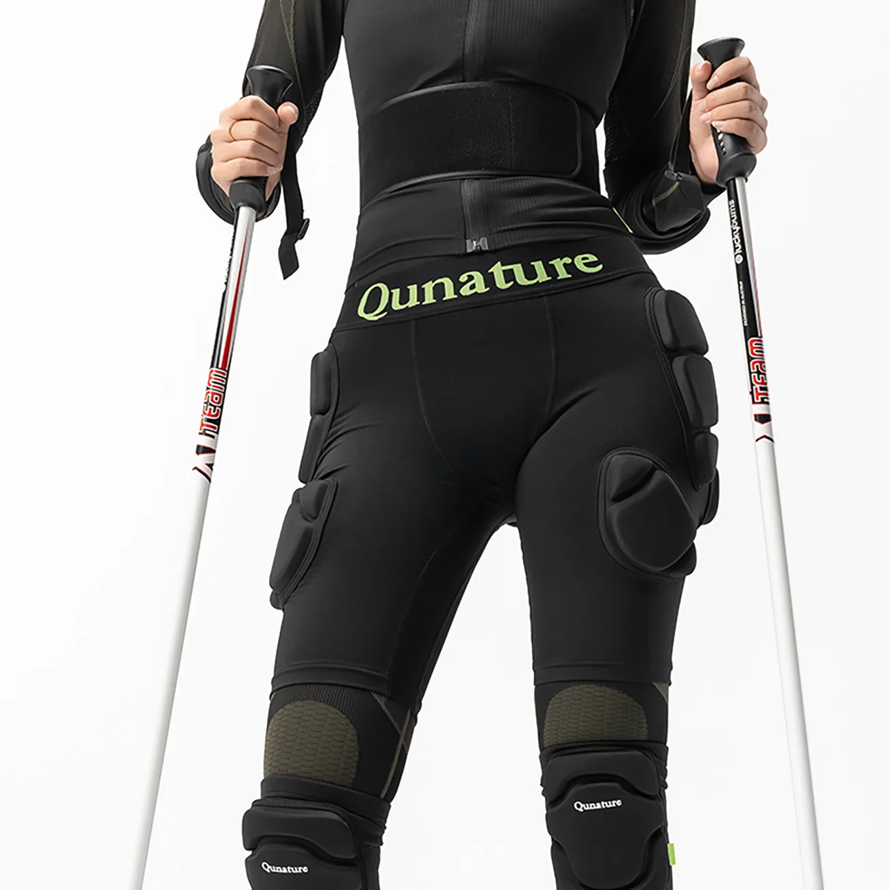 Ochraniacze bioder spodenki na narty snowboard łyżwy Advanced rozmiar XL - czarne 2