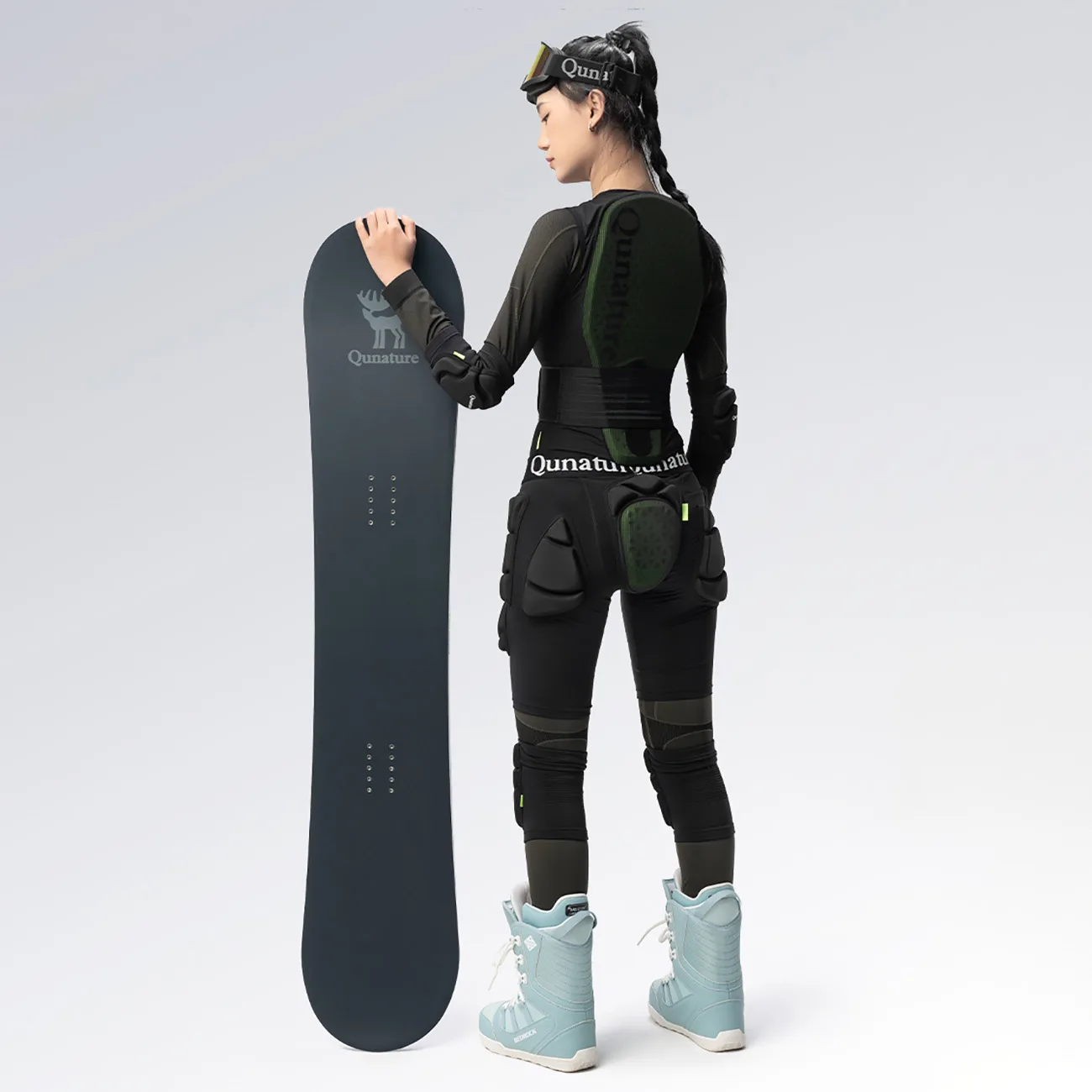 Ochraniacze bioder spodenki na narty snowboard łyżwy Advanced rozmiar XL - czarne 5