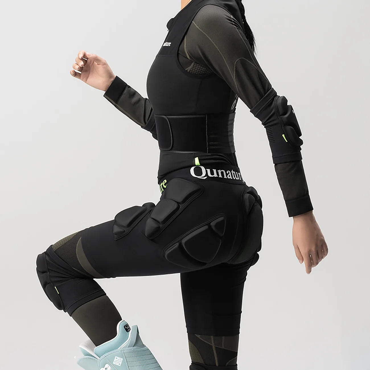 Ochraniacze bioder spodenki na narty snowboard łyżwy Advanced rozmiar XL - czarne 8