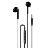 Słuchawki przewodowe dokanałowe mini jack 3.5 mm X3 - czarne