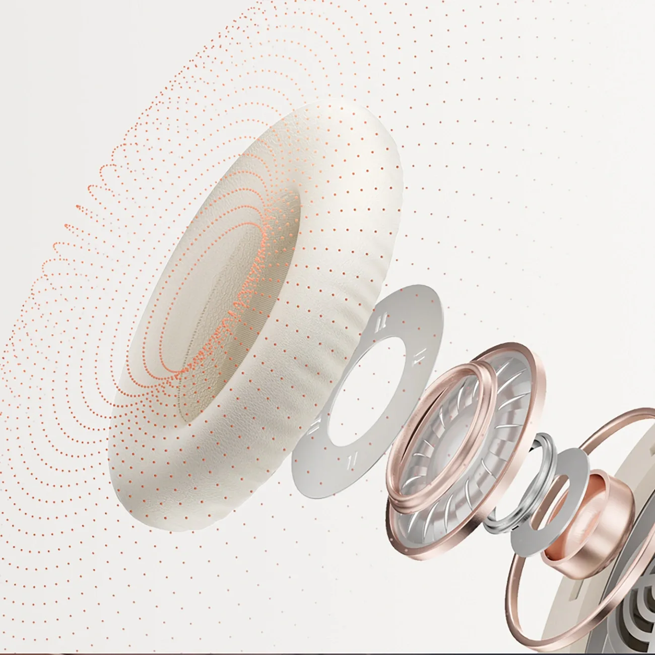Căști wireless Bluetooth H2 Pro ENC over-ear - alb 10
