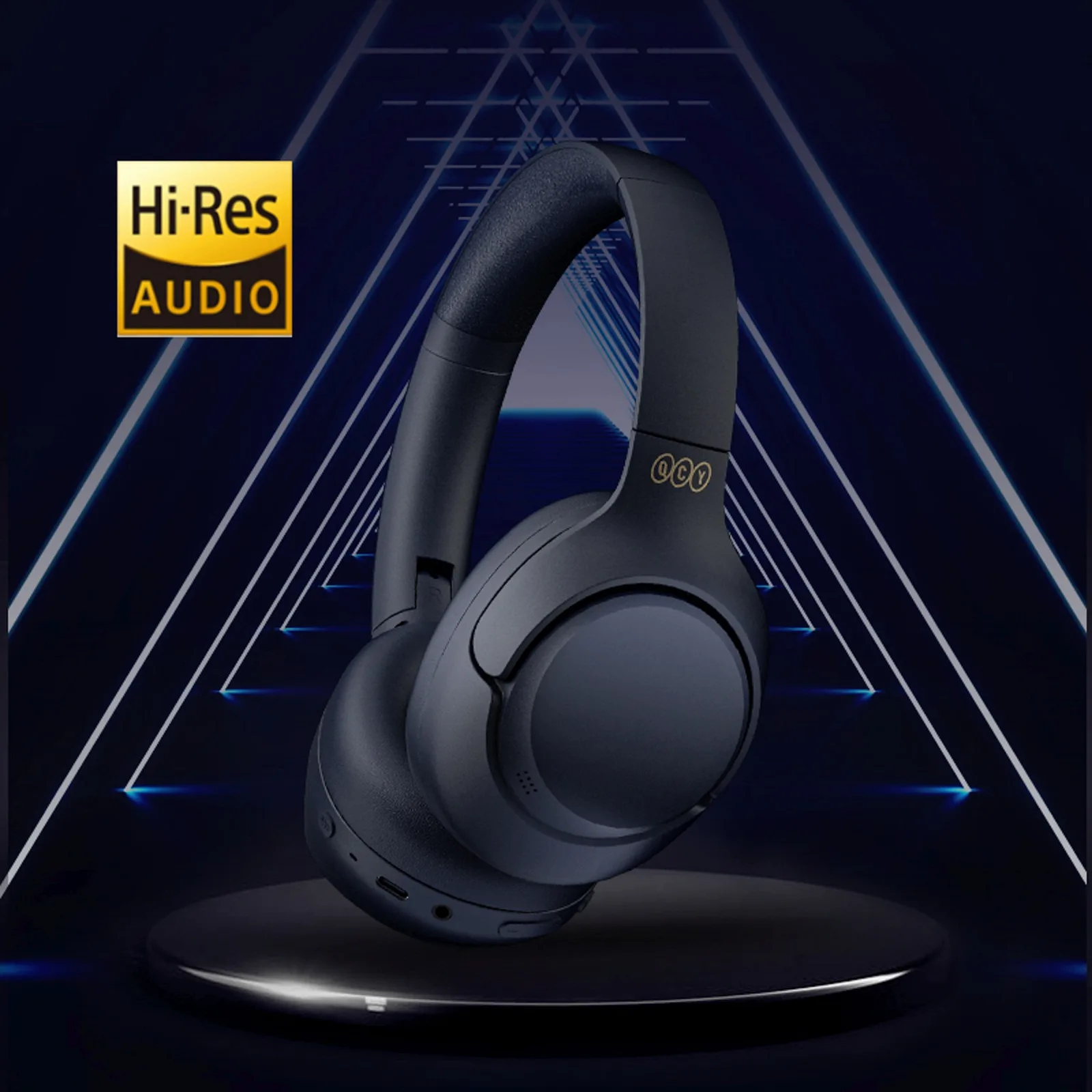 H3 ANC vezeték nélküli, fülre helyezhető Bluetooth fejhallgató – fekete 10