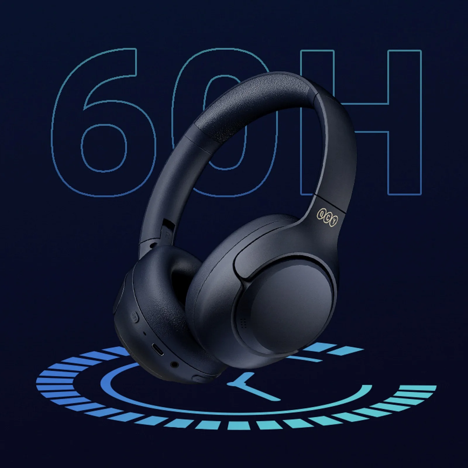 H3 ANC vezeték nélküli, fülre helyezhető Bluetooth fejhallgató – fekete 6