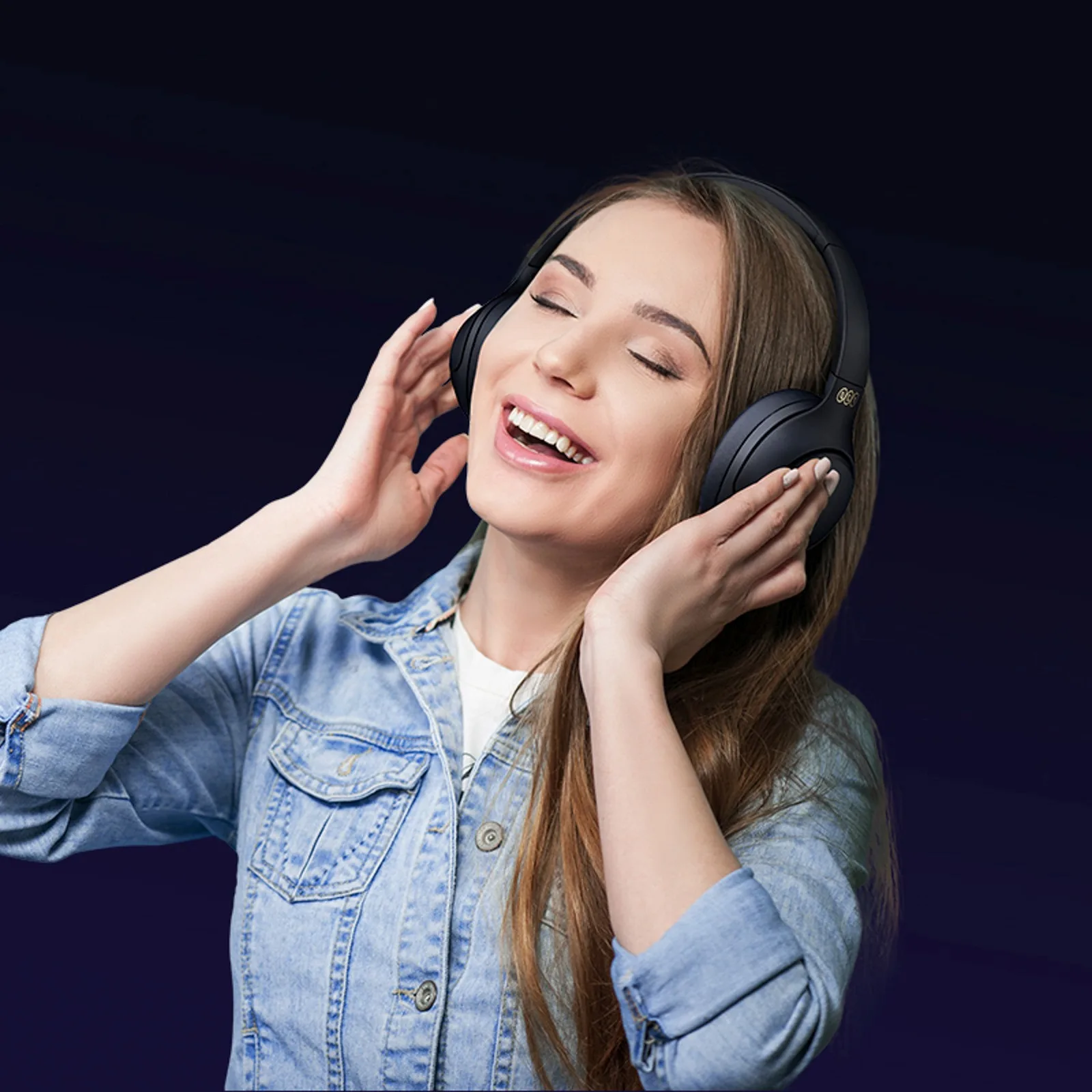 H3 ANC vezeték nélküli, fülre helyezhető Bluetooth fejhallgató – fekete 7