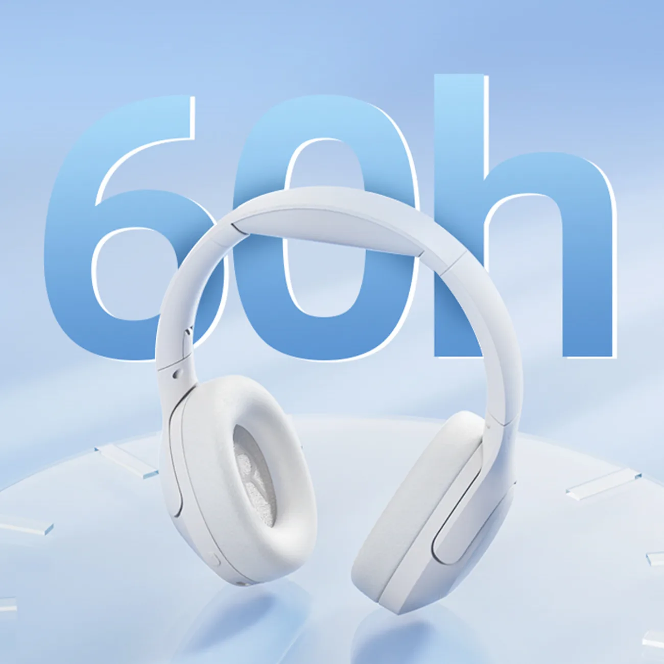 H3 Lite ANC Bluetooth vezeték nélküli fülhallgató - fehér 9