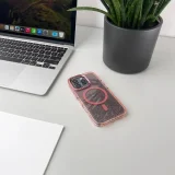 Třpytivý zadný kryt pre Samsung Galaxy A26 5G Glitter Case MagSafe – ružový 5
