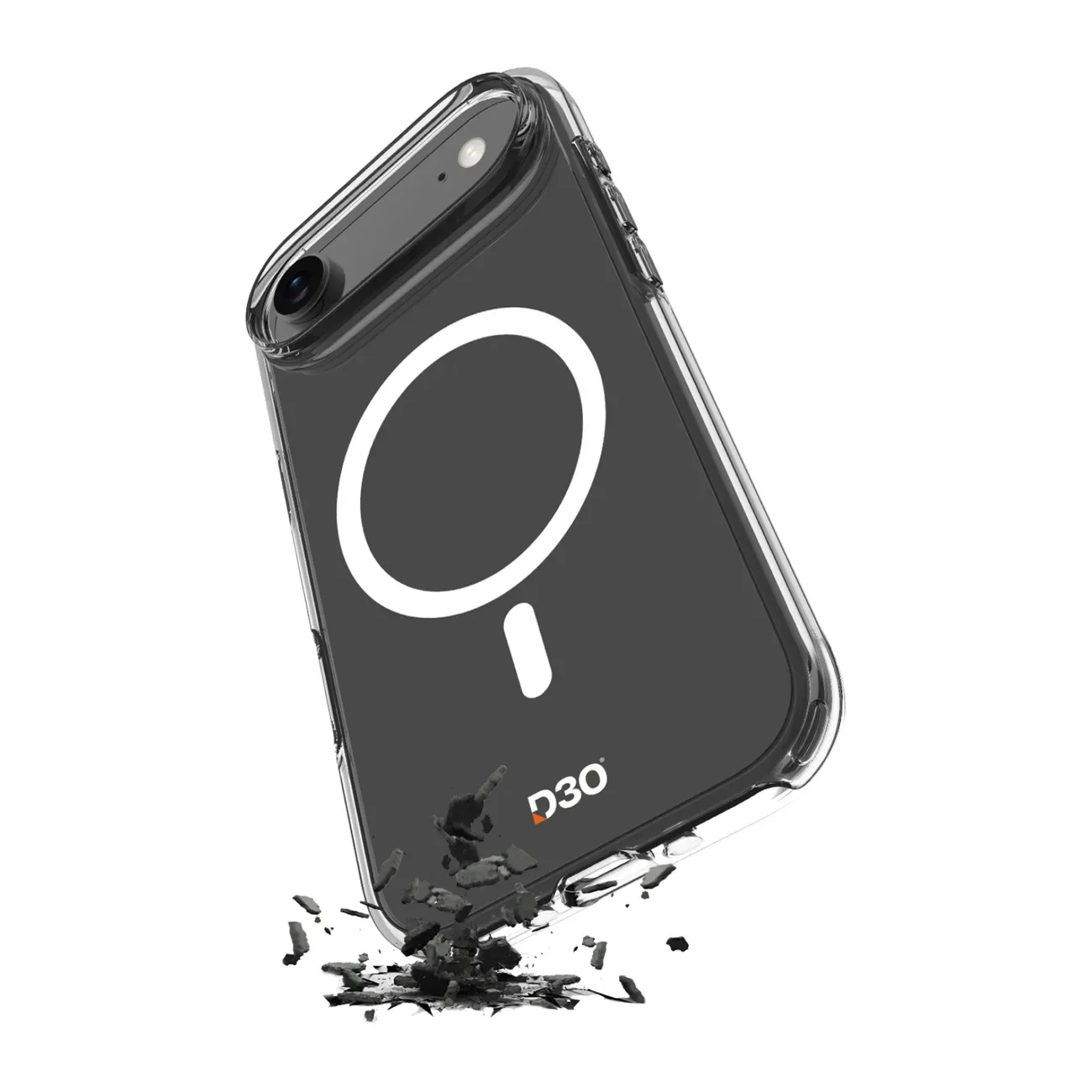 Etui pokrowiec na iPhone 17 Air TPU PC Impact Clear D3O MagSafe - przezroczyste Etui pokrowiec na iPhone 17 Air TPU PC Impact Clear D3O MagSafe - przezroczyste