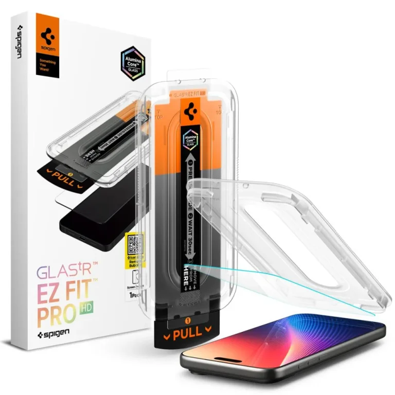 Edzett üveg felhelyezővel iPhone 16 Pro Max / 17 Pro Max készülékekhez Glas.TR EZ Fit Pro