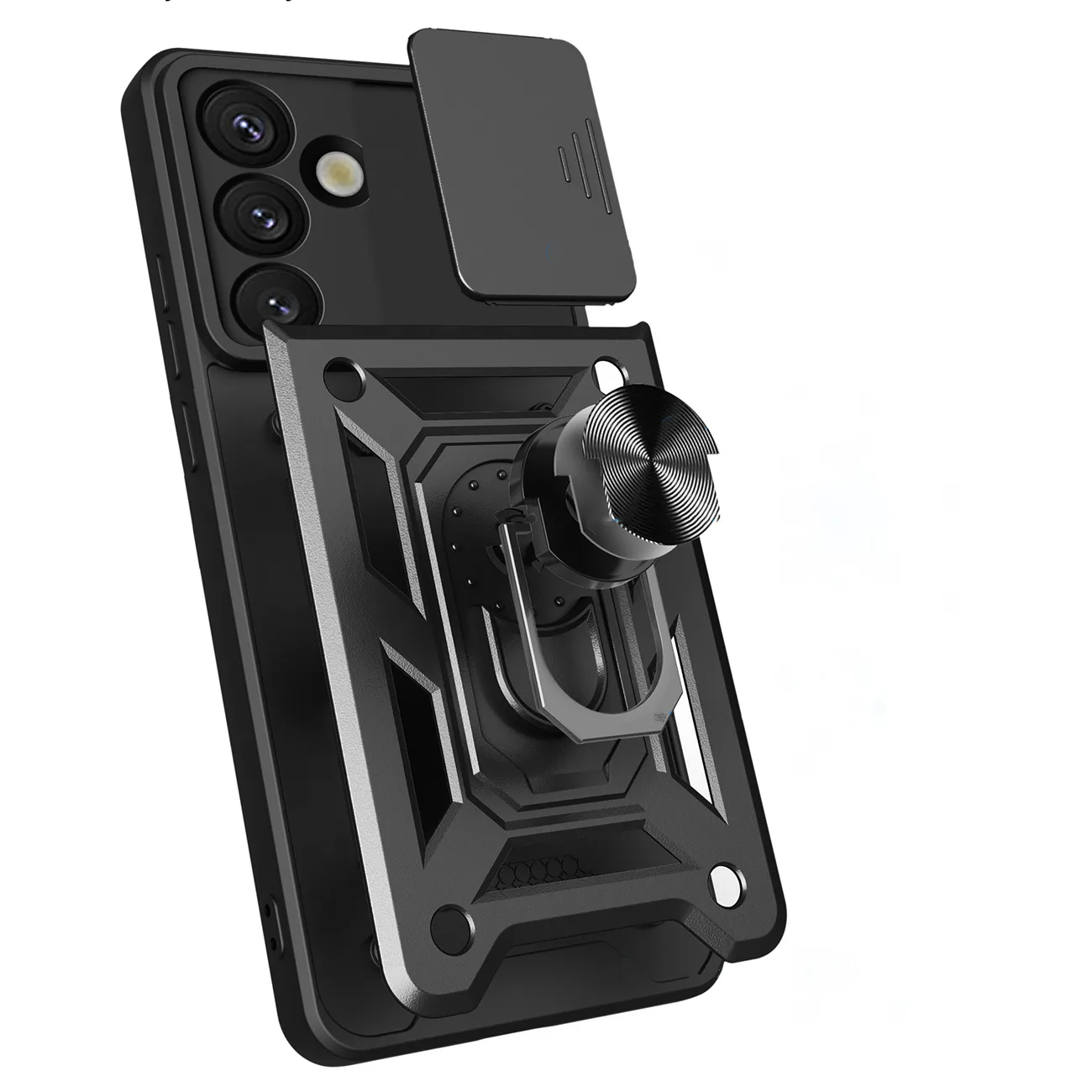 Etui pokrowiec na Samsung Galaxy S26 Plus Hybrid Armor Camshield - czarne 8