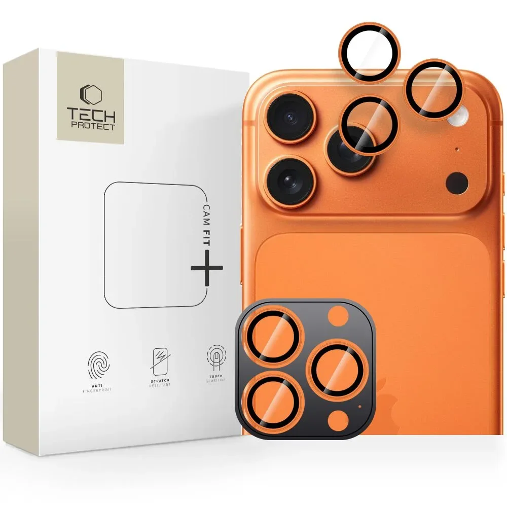 Poklopac za kameru za iPhone 14 Pro / Max / 15 Pro / Max / 16 Pro / Max / 17 Pro / Max - narančasta