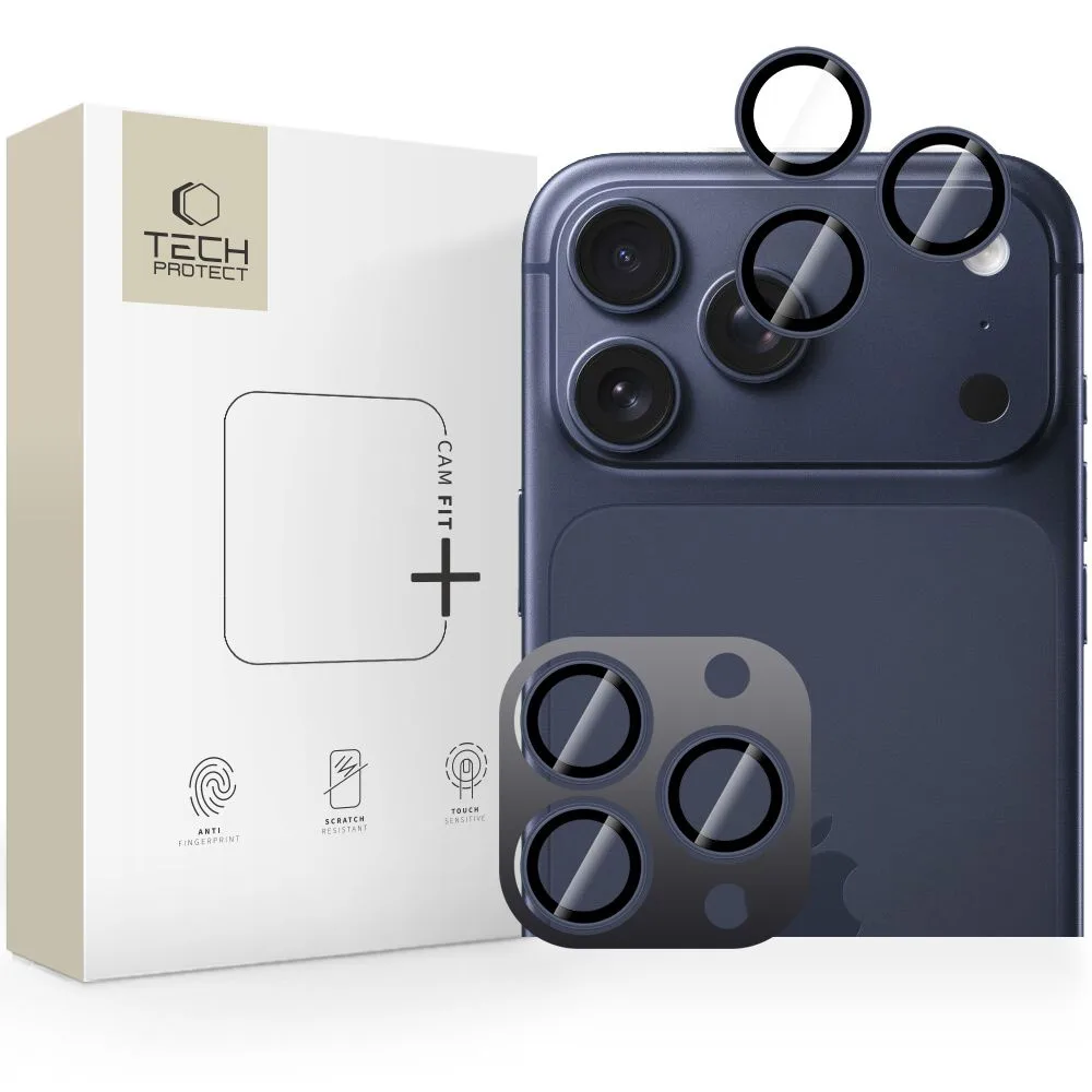 Kamerafedél iPhone 14 Pro / Max / 15 Pro / Max / 16 Pro / Max / 17 Pro / Max készülékekhez – kék