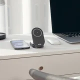 Bezdrôtová skladateľná nabíjacia stanica 3 v 1 pre iPhone, Apple Watch a AirPods QI2 MFI – čierna 11