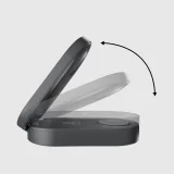 Bezdrôtová skladateľná nabíjacia stanica 3 v 1 pre iPhone, Apple Watch a AirPods QI2 MFI – čierna 6