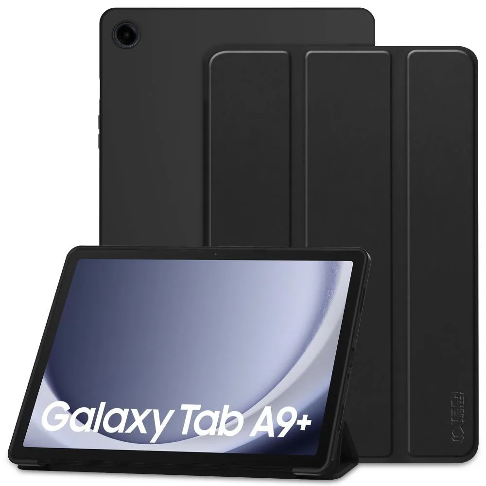 Tartóval ellátott tok Samsung Galaxy Tab A9+ 11'' X210 / X215 / X216 SmartCase - fekete
