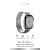 Nerezový remienok pre Apple Watch 38, 40, 41 mm Milanese – strieborný 2