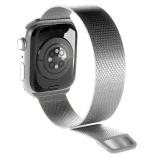 Nerezový remienok pre Apple Watch 38, 40, 41 mm Milanese – strieborný 7
