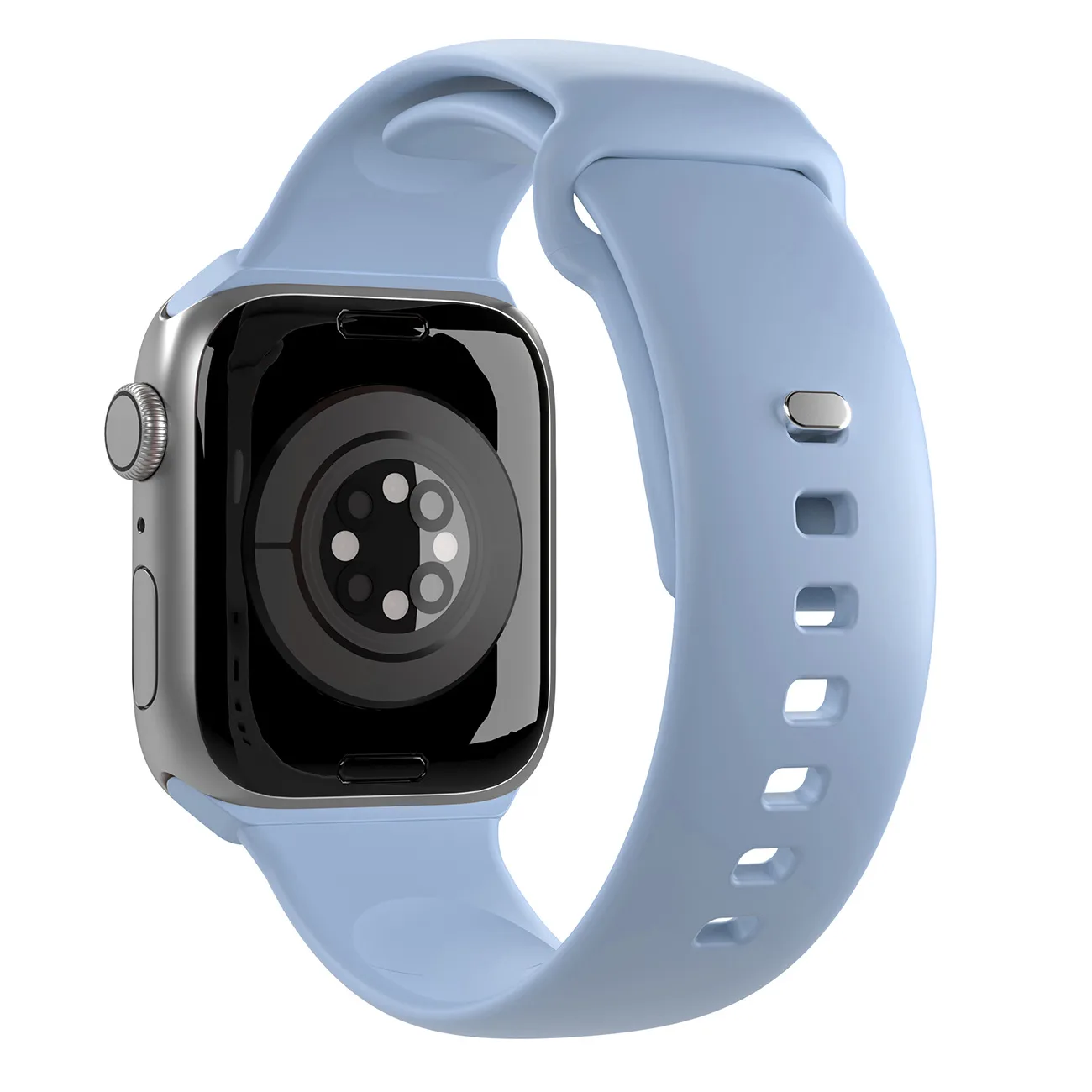 Silikónový remienok Icon svetlo modrý pre Apple Watch 42, 44, 45, 49 mm – 2 ks. 3