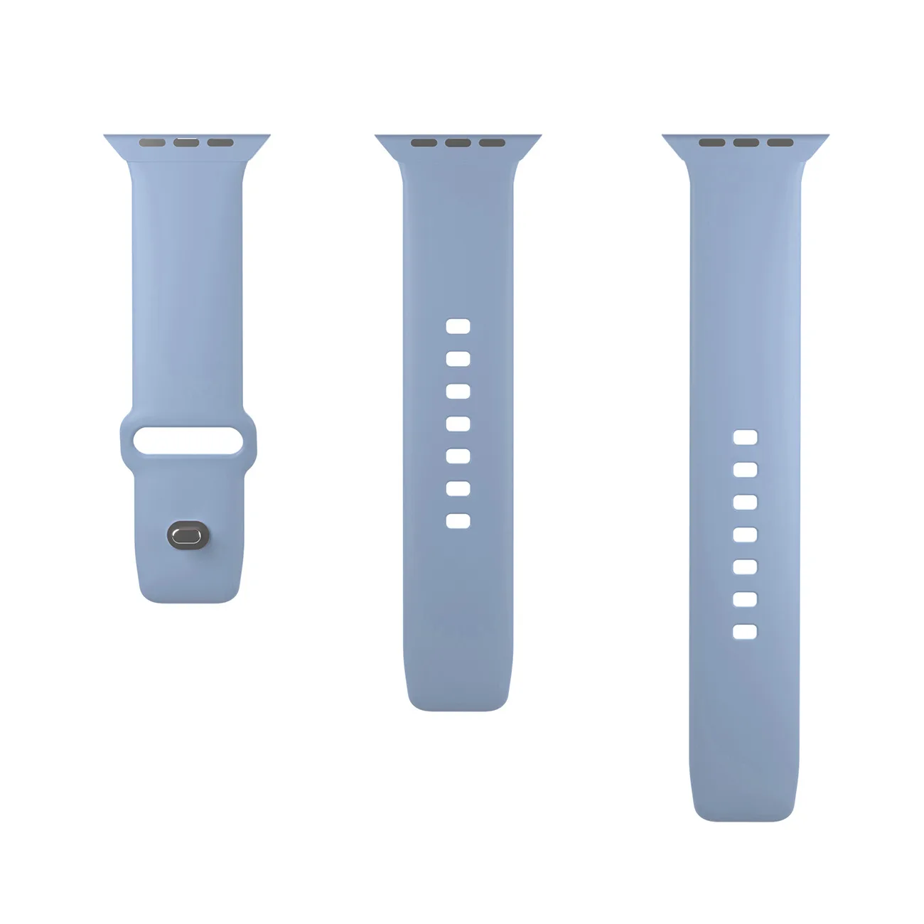 Silikónový remienok Icon svetlo modrý pre Apple Watch 42, 44, 45, 49 mm – 2 ks. 5