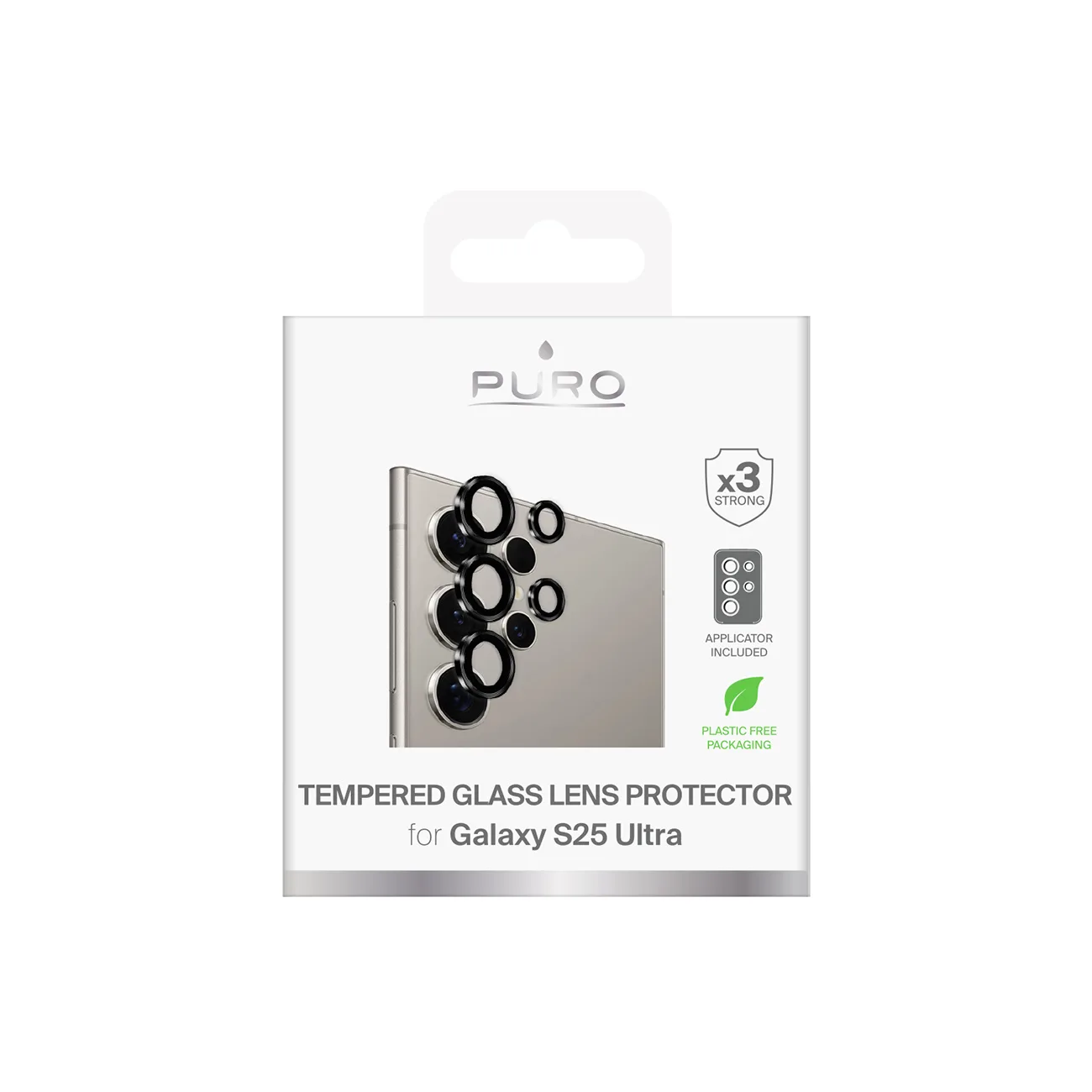 Sticlă temperată pentru obiectivul camerei Samsung Galaxy S25 Ultra Single Camera Lens 2