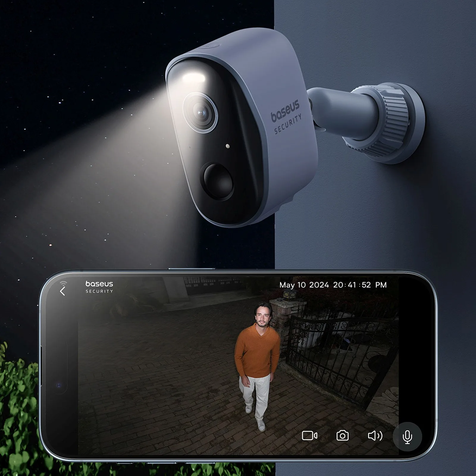 Outdoor Surveillance Kit: 2 2K Cameras, 16 GB, WiFi - White 9