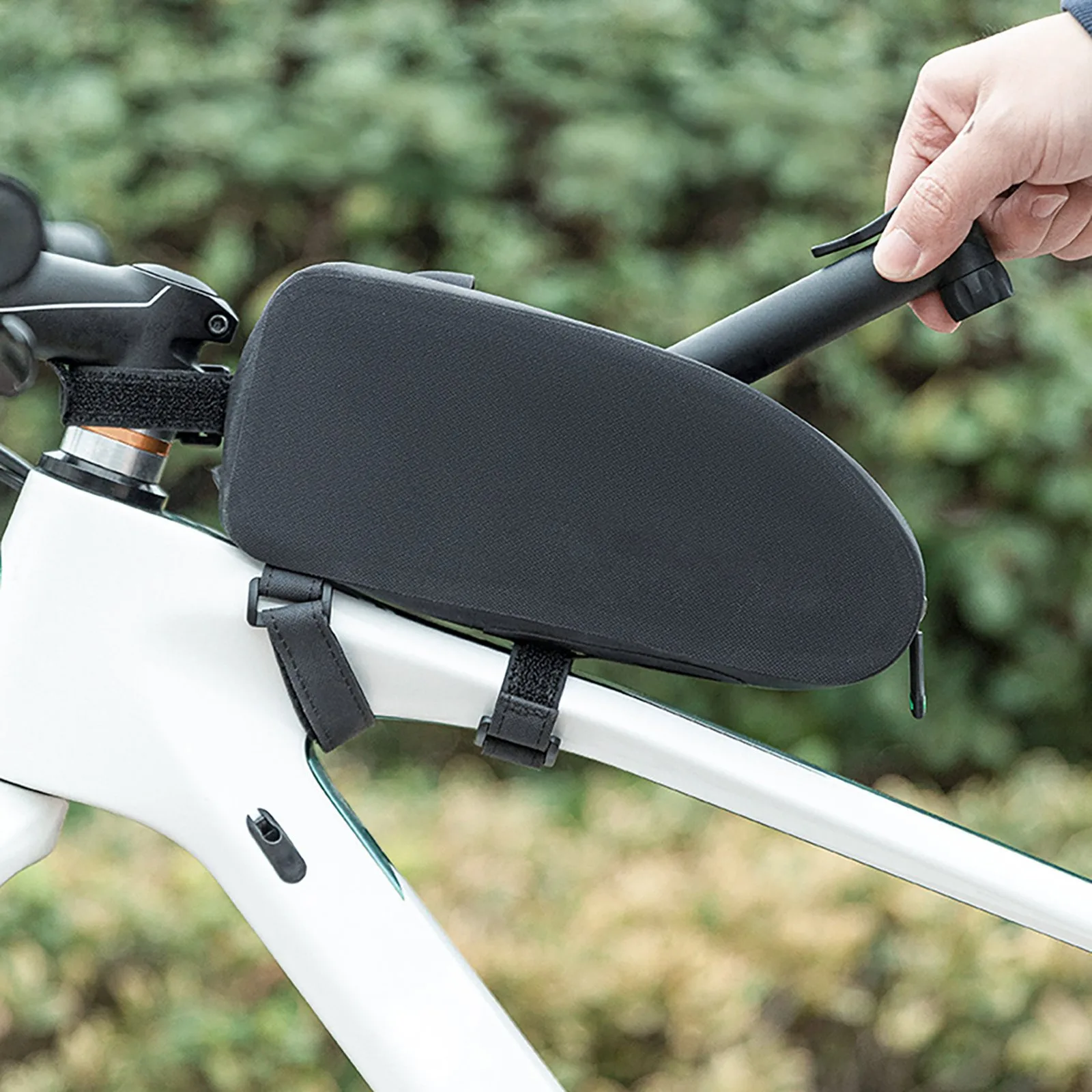 Pompă manuală compactă pentru biciclete de 80 PSI (5,5 bari) – negru 8