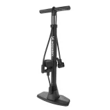 Pompă de bicicletă de podea cu manometru 160 PSI 11 bar - negru