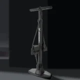 Pompă de bicicletă de podea cu manometru 160 PSI 11 bar - negru 6