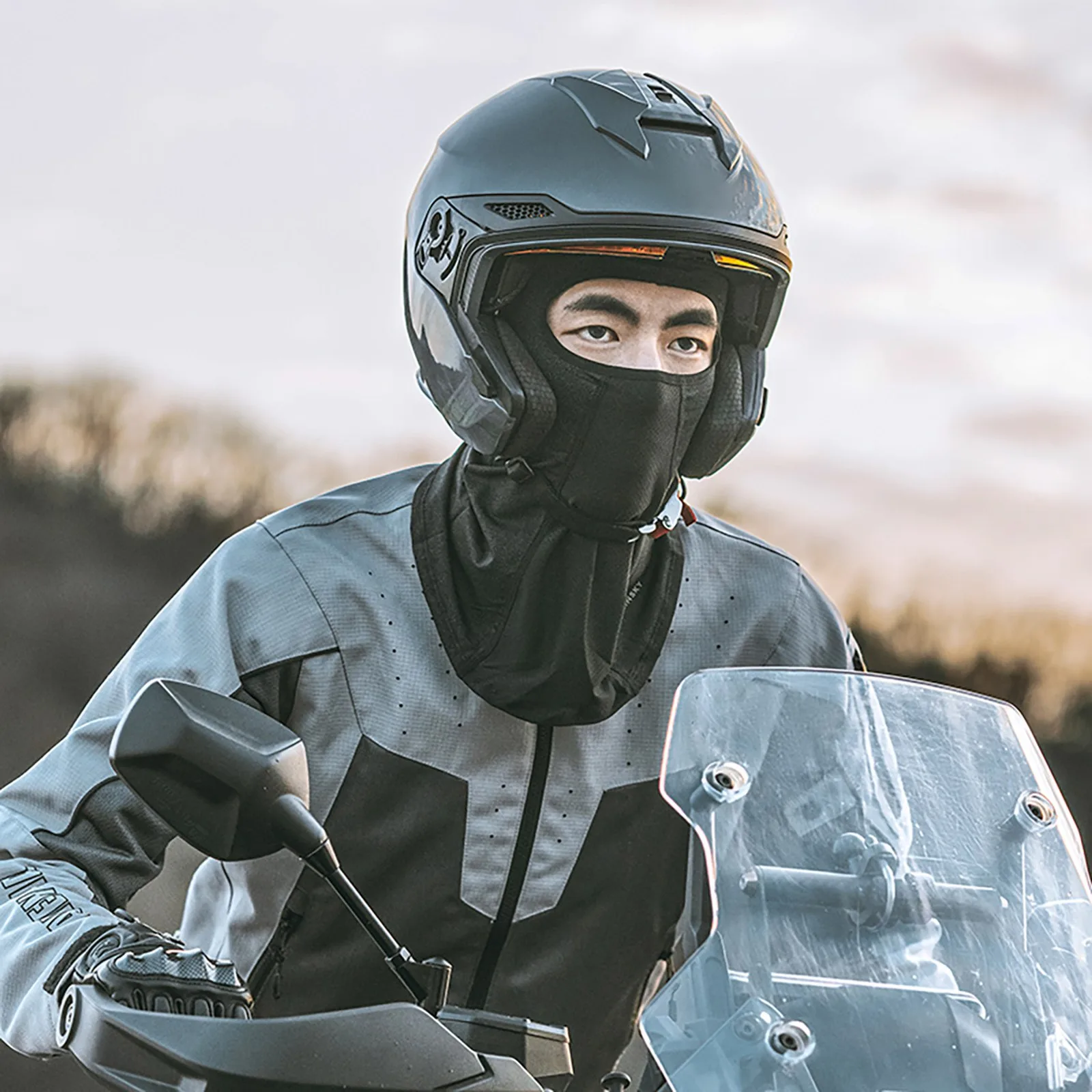 Balaklava za motor i bicikl, zimska, izolirana - crna 10