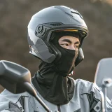 Sturmhaube für Motorrad und Fahrrad, Winter, isoliert – schwarz 3