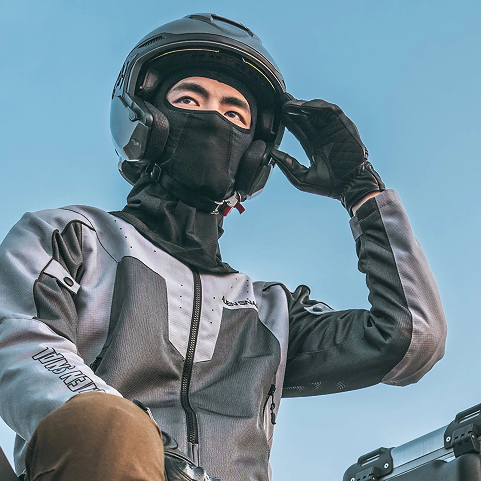 Balaklava za motor i bicikl, zimska, izolirana - crna 9