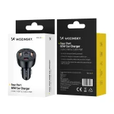 2xUSB-C 2xUSB-A 60-W-Autoladegerät – Schwarz 4