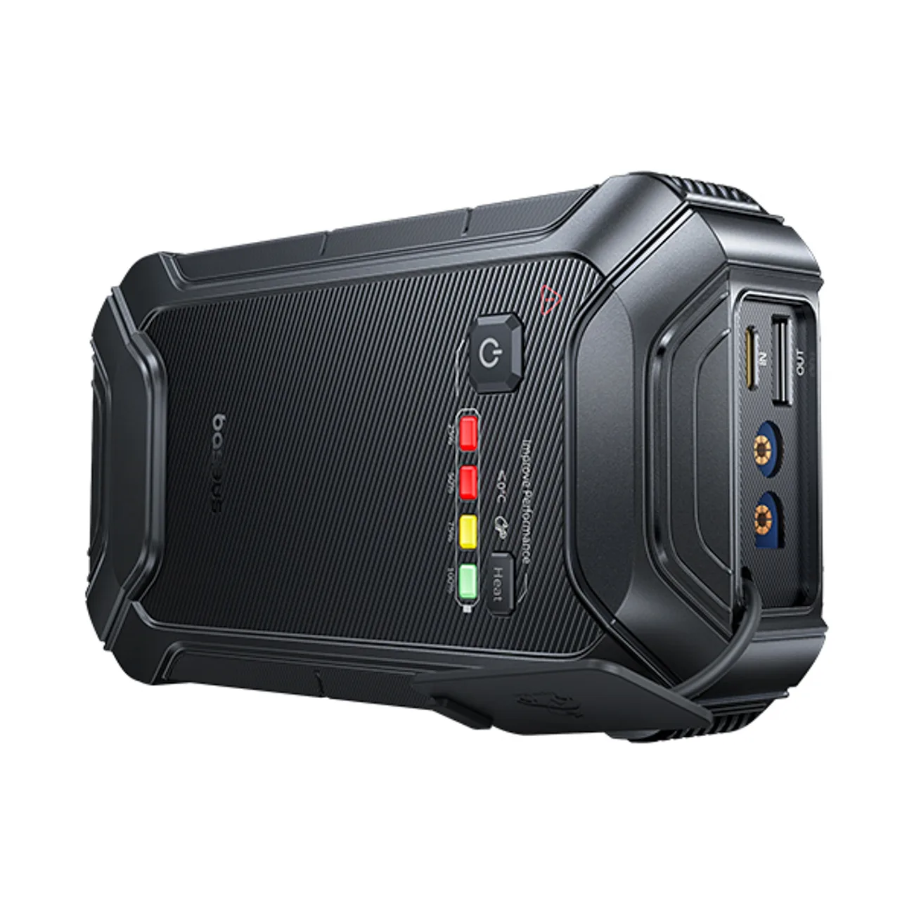 Jump starter urządzenie rozruchowe do pojazdów 12000mAh 12V - czarny 4