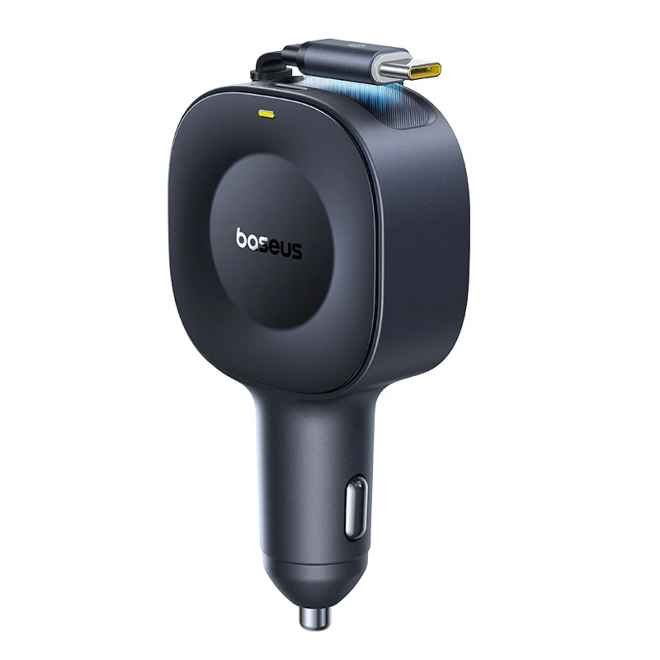 Autonabíjačka USB-C s vysúvacím káblom USB-C, 30 W – čierna 3