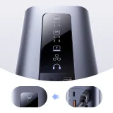 11 az 1-ben USB-C HDMI DP USB-A USB-C RJ45 PD 3,5 mm-es mini jack EU töltő dokkolóállomás – szürke 9