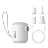 Hordozható, újratölthető utazószivattyú 4 USB-C porttal – fehér 2