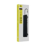 12 az 1-ben USB-C, HDMI, DisplayPort, USB-A, SD/microSD, RJ45, PD dokkolóállomás – szürke 2