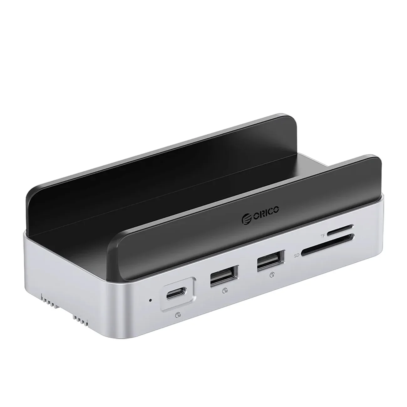 10-in-1 dokkolóállomás Mac minihez M.2 USB-C USB-A HDMI RJ45 SD/TF - ezüst 10-in-1 dokkolóállomás Mac minihez M.2 USB-C USB-A HDMI RJ45 SD/TF - ezüst