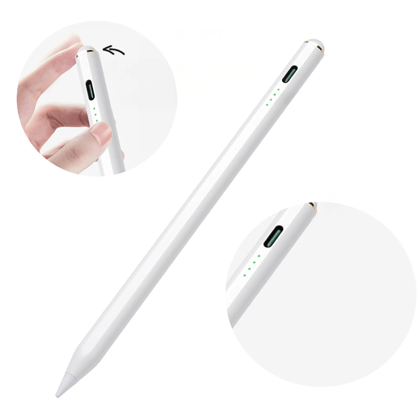 Rysik aktywny stylus z 2 wymiennymi końcówkami JR-X9S - biały 5