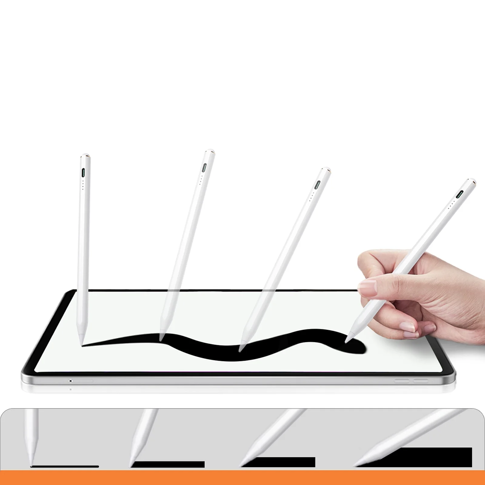 Rysik aktywny stylus z 2 wymiennymi końcówkami JR-X9S - biały 6